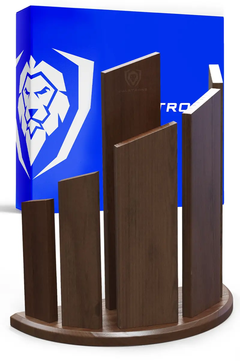 Dragon Spire Magnetic Block | Double-Sided | Walnut Wood | Dalstrong © 1