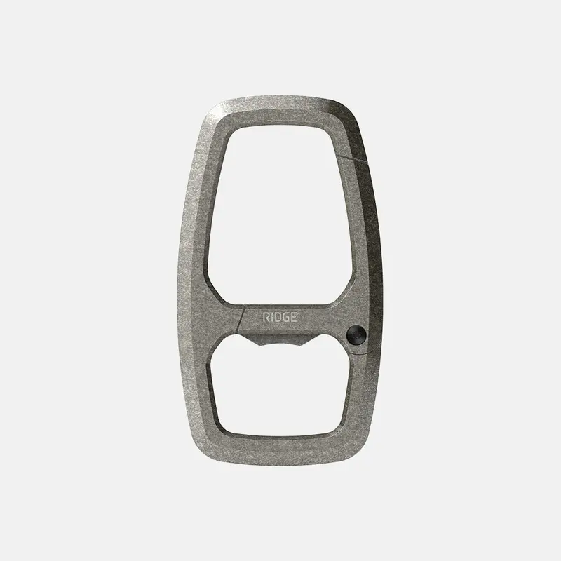 Dual Chamber Carabiner  - Stonewashed Titanium 1
