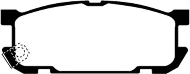 Ebc 01-03 Mazda Miata Mx5 1.8 (Sports Suspension) Greenstuff Rear Brake Pads 1