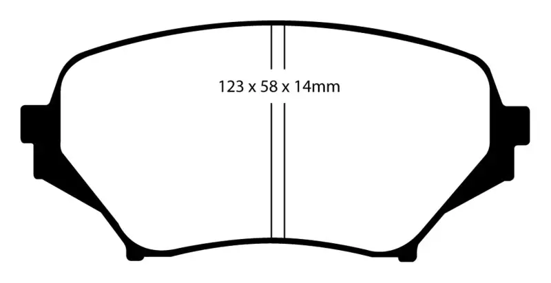 Ebc 06-15 Mazda Miata Mx5 2.0 Ultimax2 Front Brake Pads 1