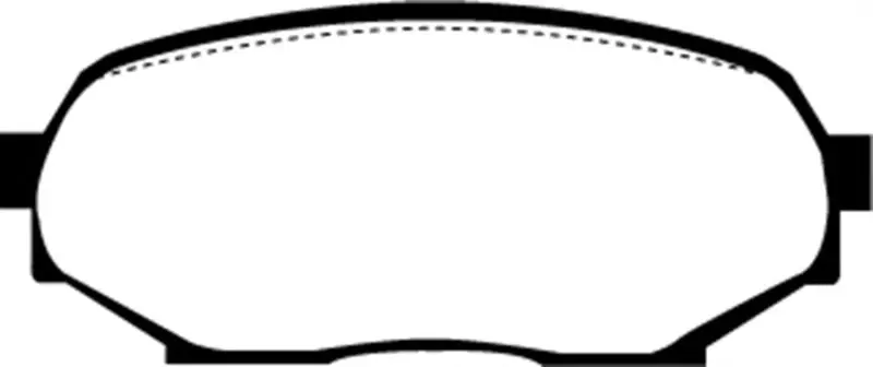 Ebc 90-93 Geo Storm 1.6 Redstuff Front Brake Pads 1