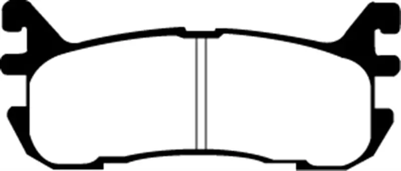 Ebc 97-02 Ford Escort 2.0 Yellowstuff Rear Brake Pads 1