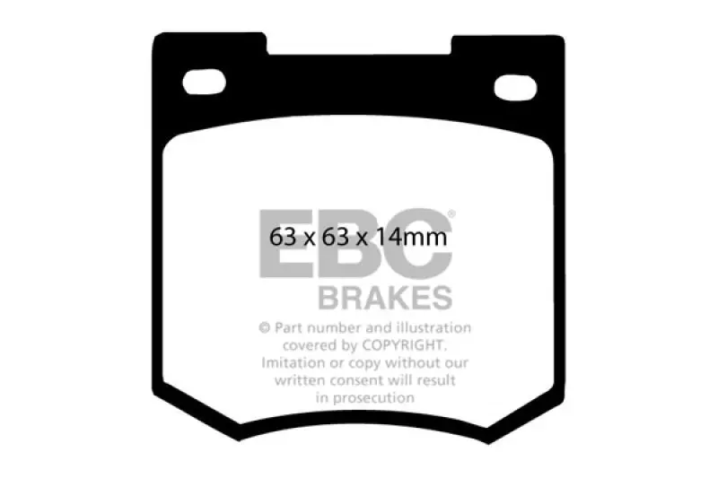 Ebc Alcon R-Type Rc3451 X510 Caliper Orangestuff Brake Pads 1