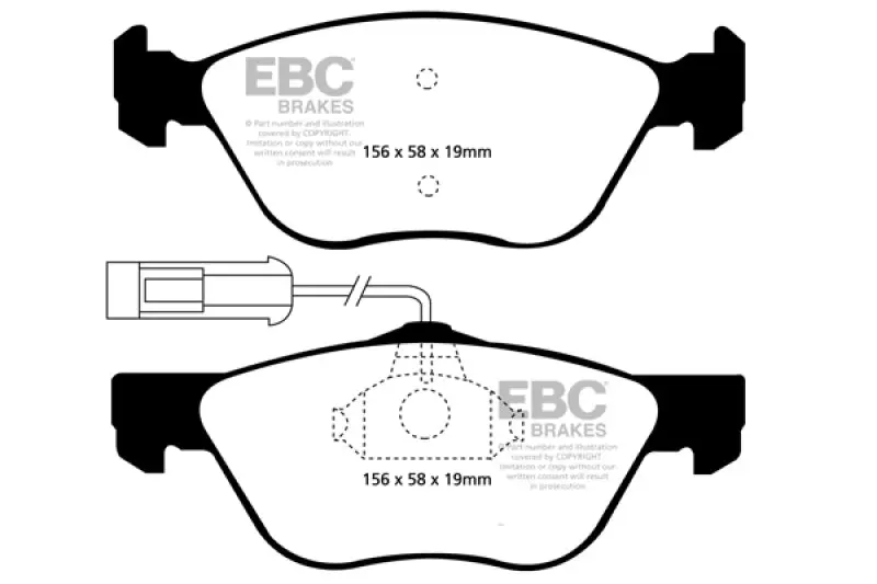 Ebc Brake Ultimax2 Brake Pads 1
