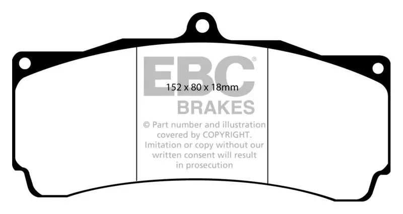 Ebc Brakes Orangestuff Full Race Brake Pads 2