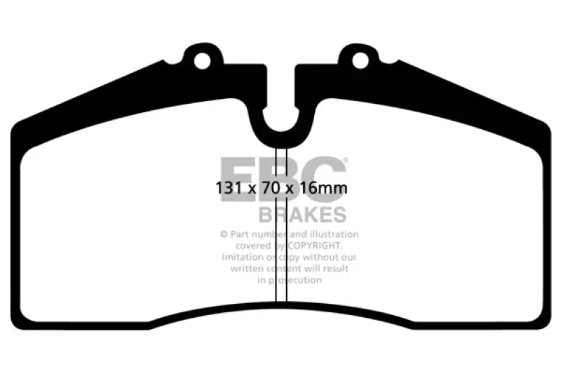 Ebc Stoptech St-45 Caliper Orangestuff Brake Pads 1