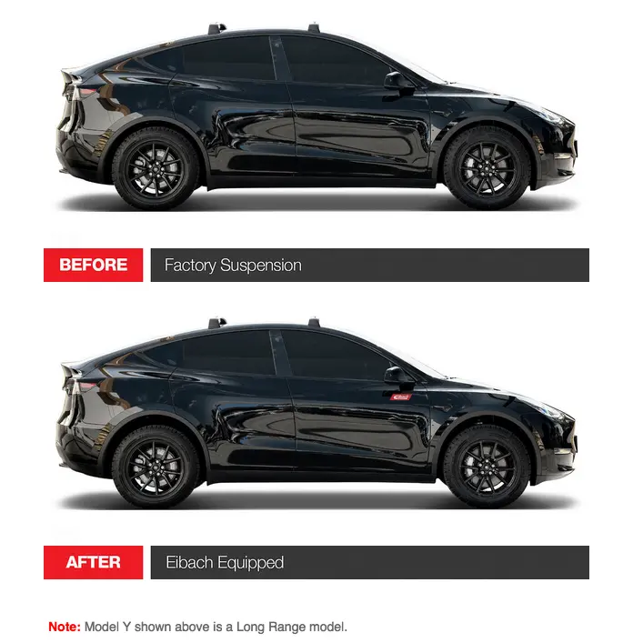 Eibach Pro Lift Kit Performance Lift Springs 2020-2025 Tesla Model Y Awd Performance/Long Range 2
