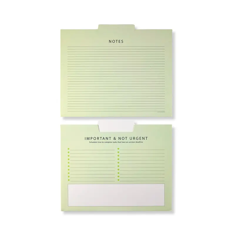 Eisenhower Priorities Matrix File Folders (Set Of 6) 2