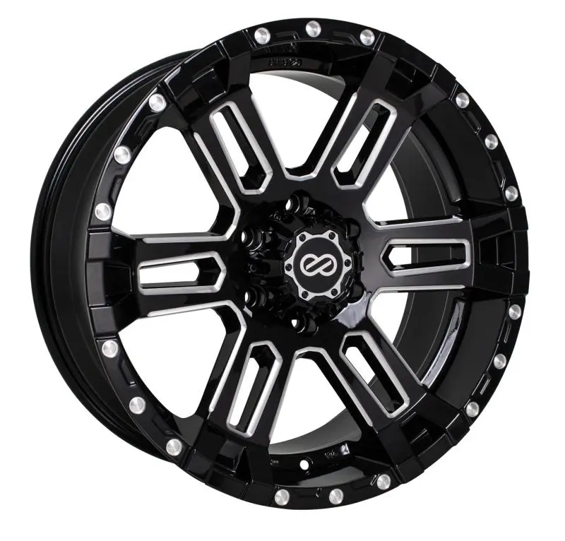 Enkei Commander 20X9 25Mm Offset 5X150 Bolt Pattern 110 Bore Black Machined Wheel 1