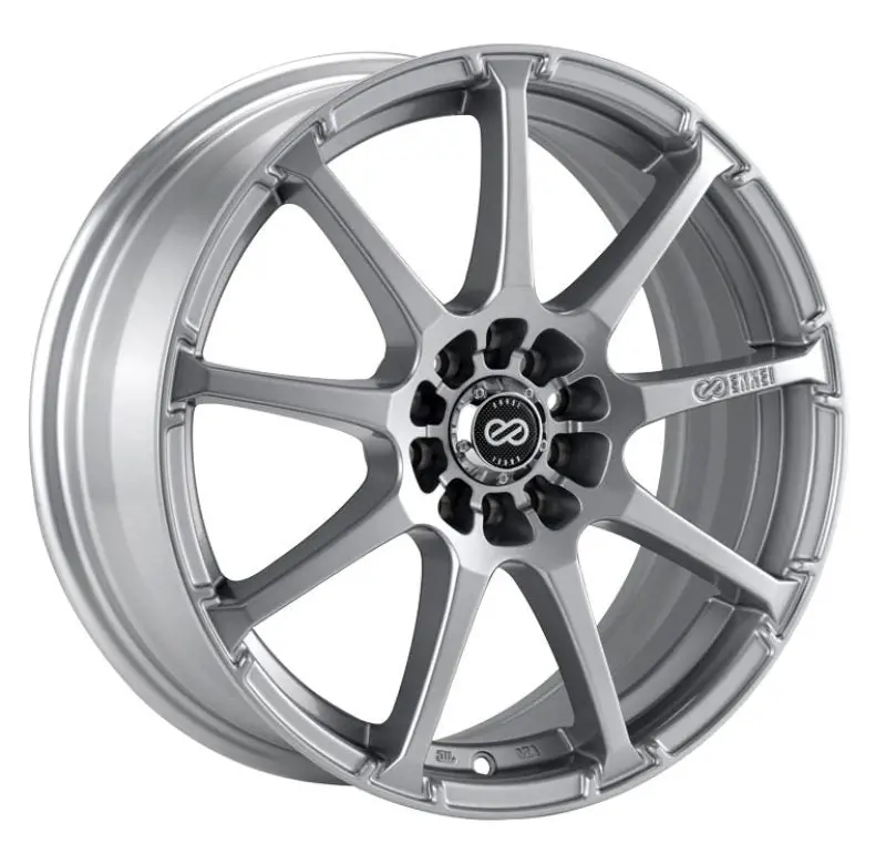Enkei Edr9 17X8 5X105/110 38Mm Offset 72.6 Bore Diameter Silver Paint Wheel 1
