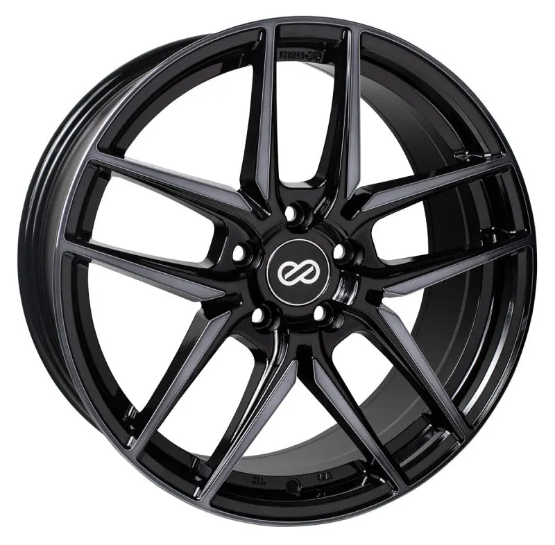 Enkei Icon 18X8 40Mm Offset 5X114.3 72.6Mm Bore Pearl Black Wheel 1