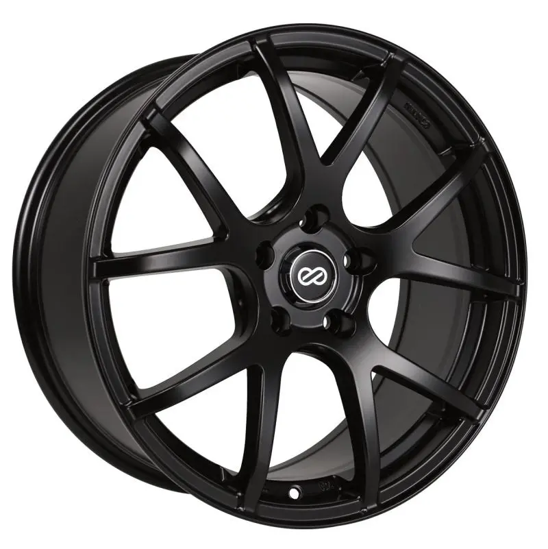 Enkei M52 16X7 38Mm Offset 5X114.3 Bolt Pattern 72.6Mm Bore Dia Matte Black Wheel 1