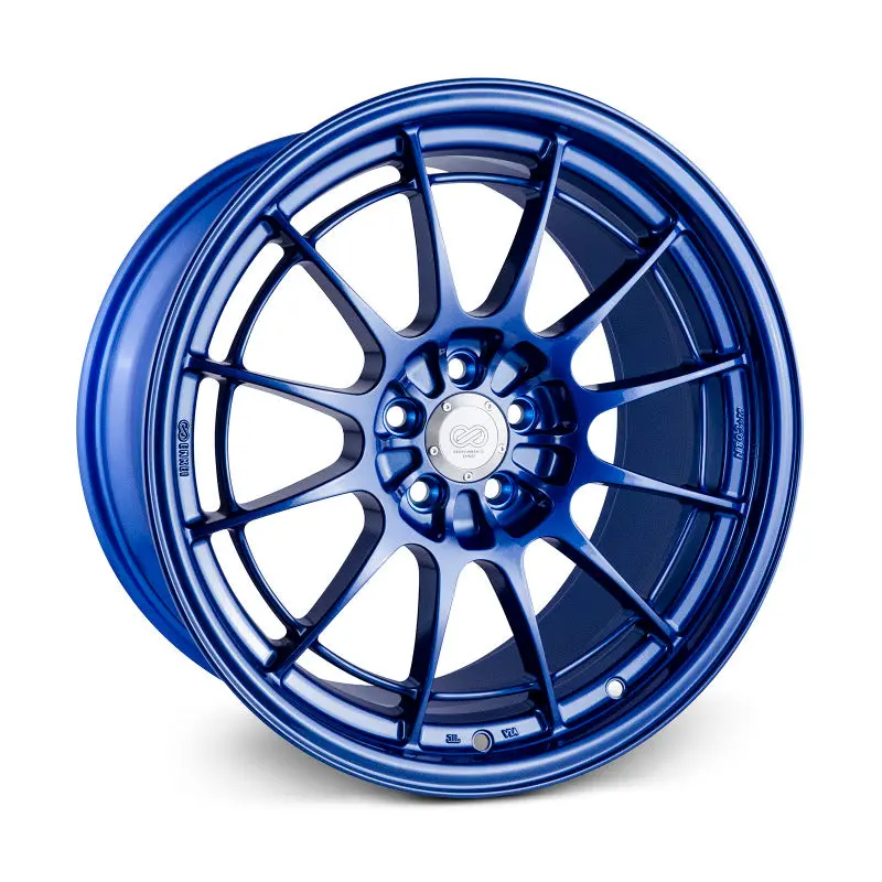 Enkei Nt03+M 18X9.5 5X114.3 40Mm Offset 72.6Mm Bore Victory Blue Wheel G35/350Z 1