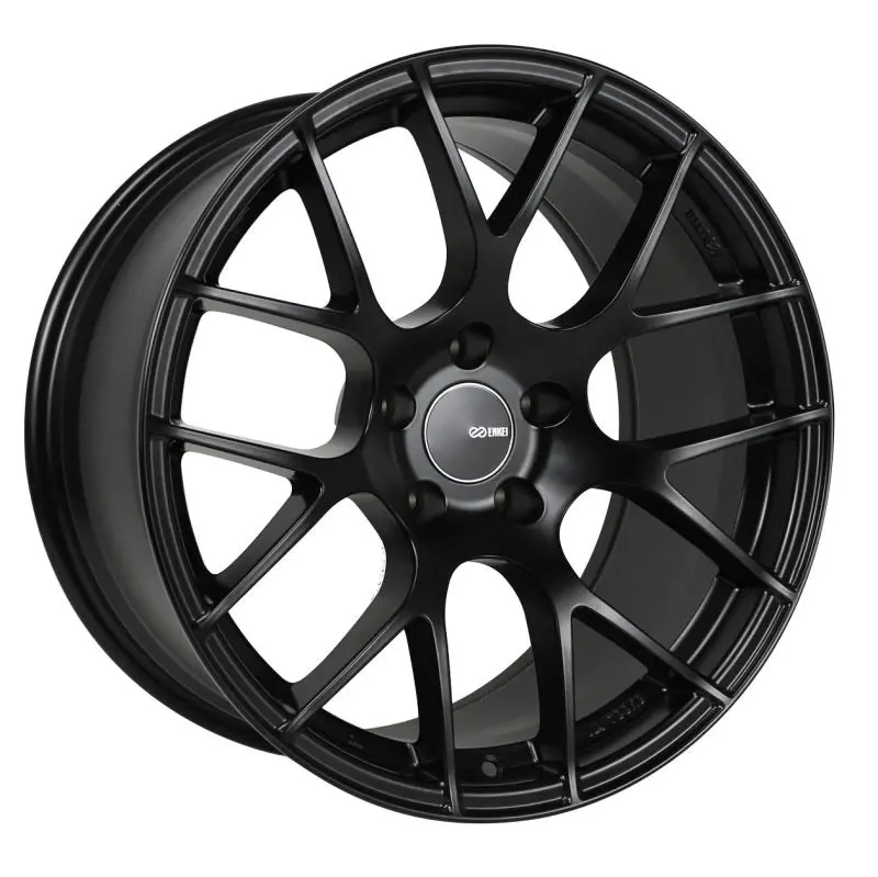 Enkei Raijin 18X8.5 38Mm Offset 5X114.3 Bolt Pattern 72.6 Bore Diameter Black Wheel 1