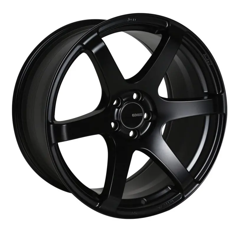 Enkei T6s 18X8.5 50Mm Offset 5X114.3 Bolt Pattern 72.6 Bore Matte Black Wheel 1
