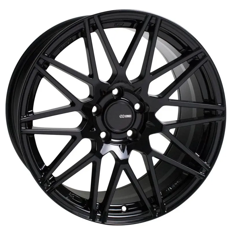 Enkei Tms 18X9.5 5X100 45Mm Offset 72.6Mm Bore Gloss Black Wheel 1