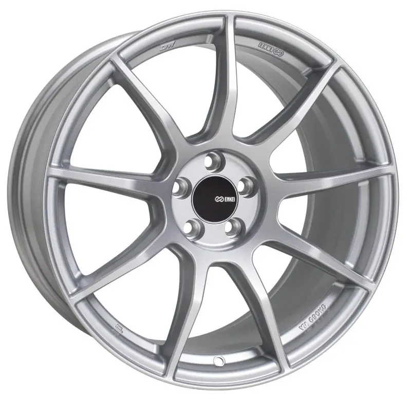 Enkei Ts9 18X9.5 5X100 40Mm Offset 72.6Mm Bore Silver Paint 1