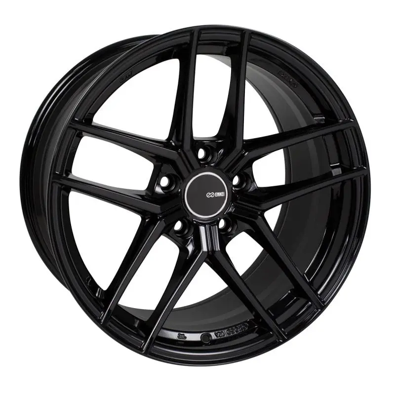 Enkei Ty5 18X9.5 5X114.3 30Mm Offset 72.6Mm Bore Black Wheel 1