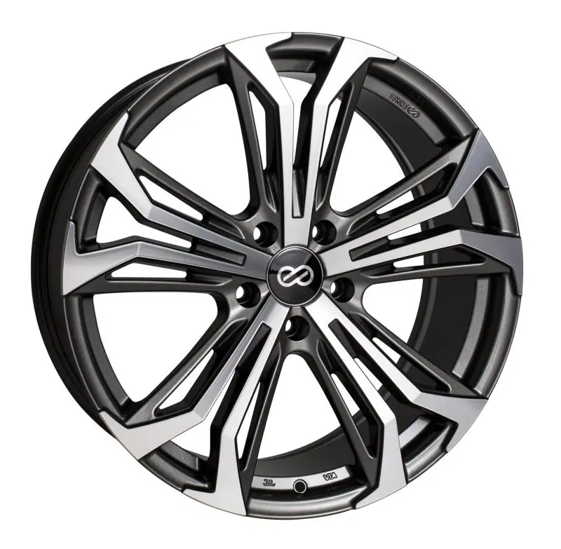 Enkei Vortex 5 Wheel 17X7.5 45Mm Offset 5 X 100 72.6Mm Bore - Anthracite Machined 1