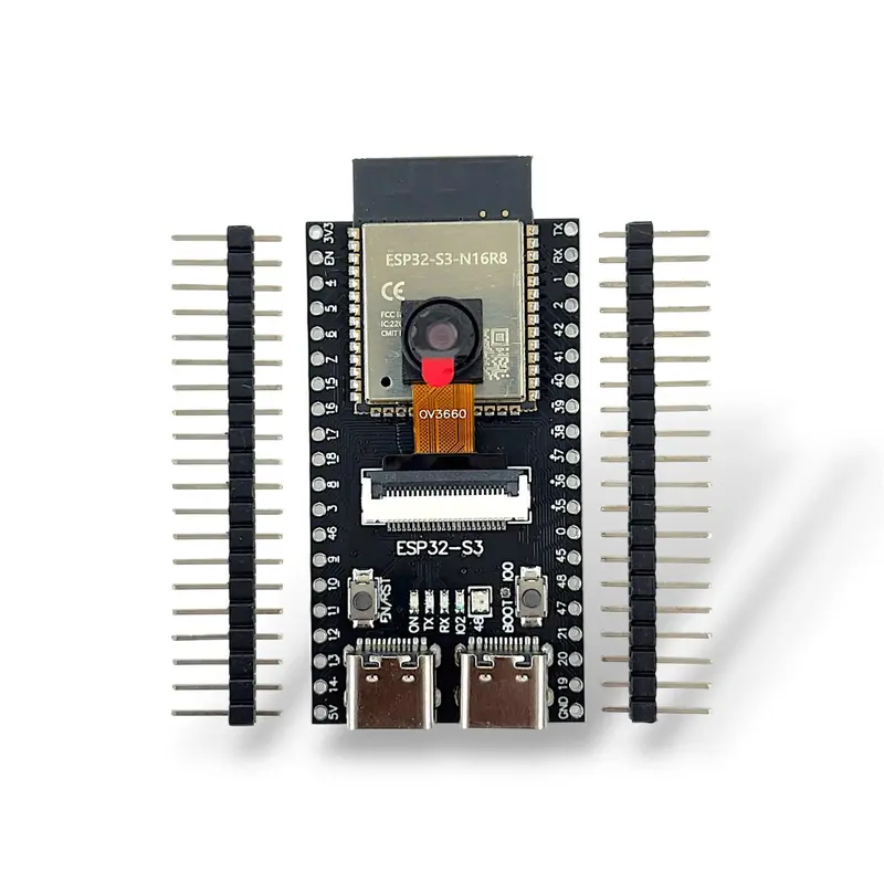 Esp32-S3 Cam Development Board N16r8 | Wifi Bluetooth Module With Camera & Dual Type-C Port For Ai, Iot & Diy Projects 1