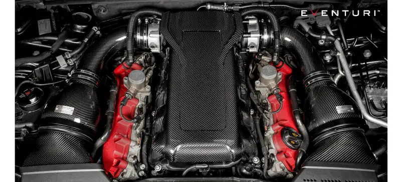 Eventuri Audi B8 Rs4 / Rs5 Black Carbon Engine Cover 2