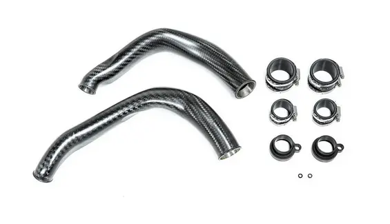 Eventuri Bmw F8x M2c M3 M4 S55 Black Carbon Charge Pipe Set 1