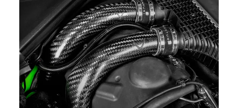 Eventuri Bmw F8x M2c M3 M4 S55 Black Carbon Charge Pipe Set 2
