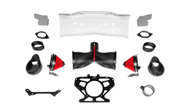 Eventuri Chevrolet C8 Corvette Hard-Top Convertible Black Carbon Intake System 1