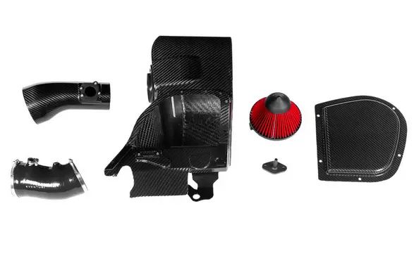 Eventuri Honda Fl5 Civic Type-R Black Carbon Intake System 1