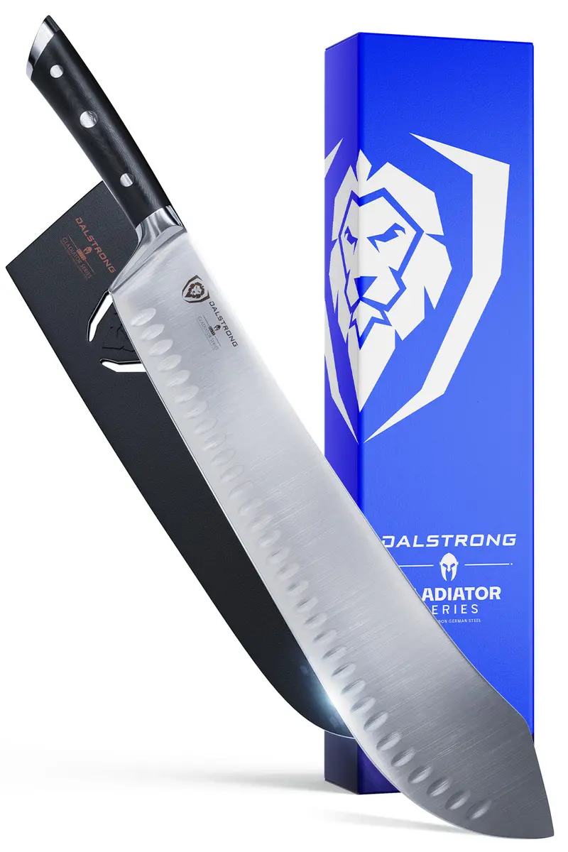 Extra-Long Bull Nose Butcher Knife 14" | Gladiator Series | Nsf Certified | Dalstrong © 1
