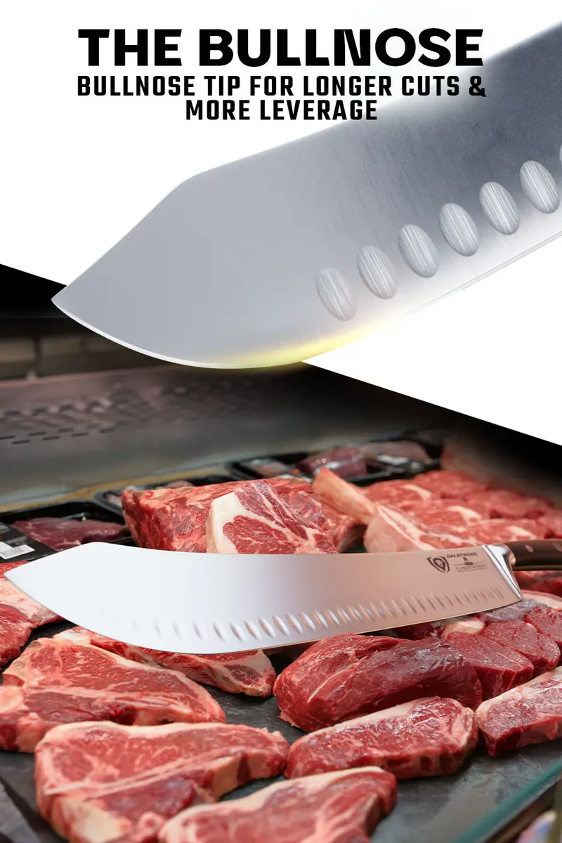 Extra-Long Bull Nose Butcher Knife 14" | Gladiator Series | Nsf Certified | Dalstrong © 2