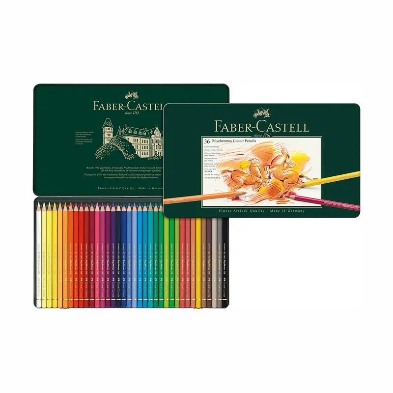 Faber-Castell Polychromos Pencils (Set Of 36) 1
