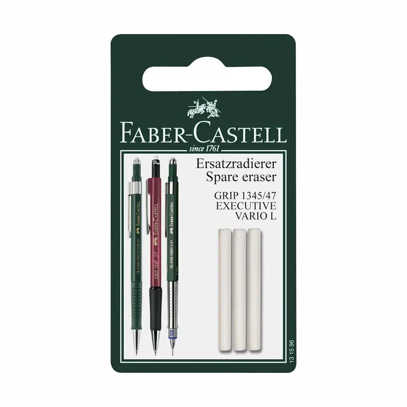 Faber-Castell Tk Vario Eraser Replacement (Set Of 3) 1