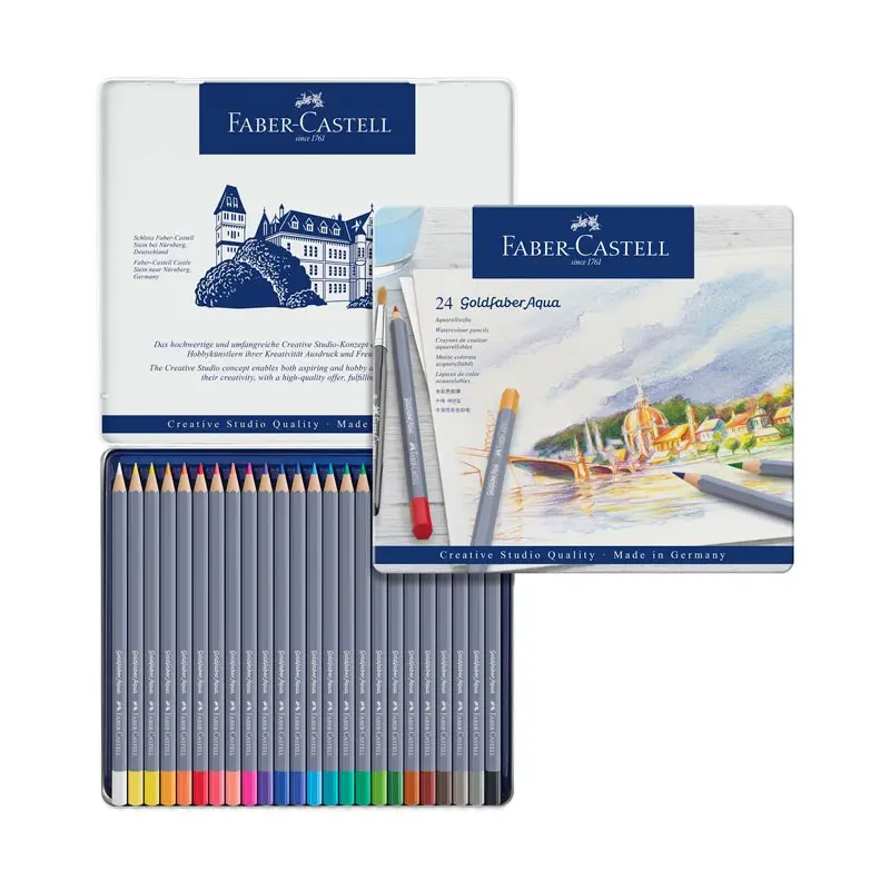 Faber-Castell Watercolor Pencil Set (Set Of 24) 2