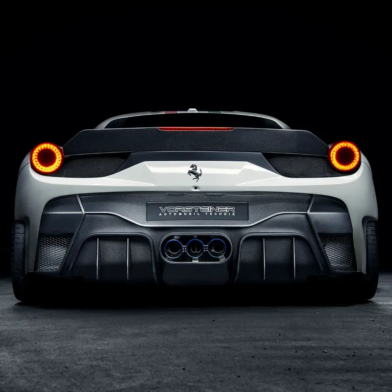 Ferrari 458 Italia Vx Carbon Fiber Decklid Spoiler By Vorsteiner 1