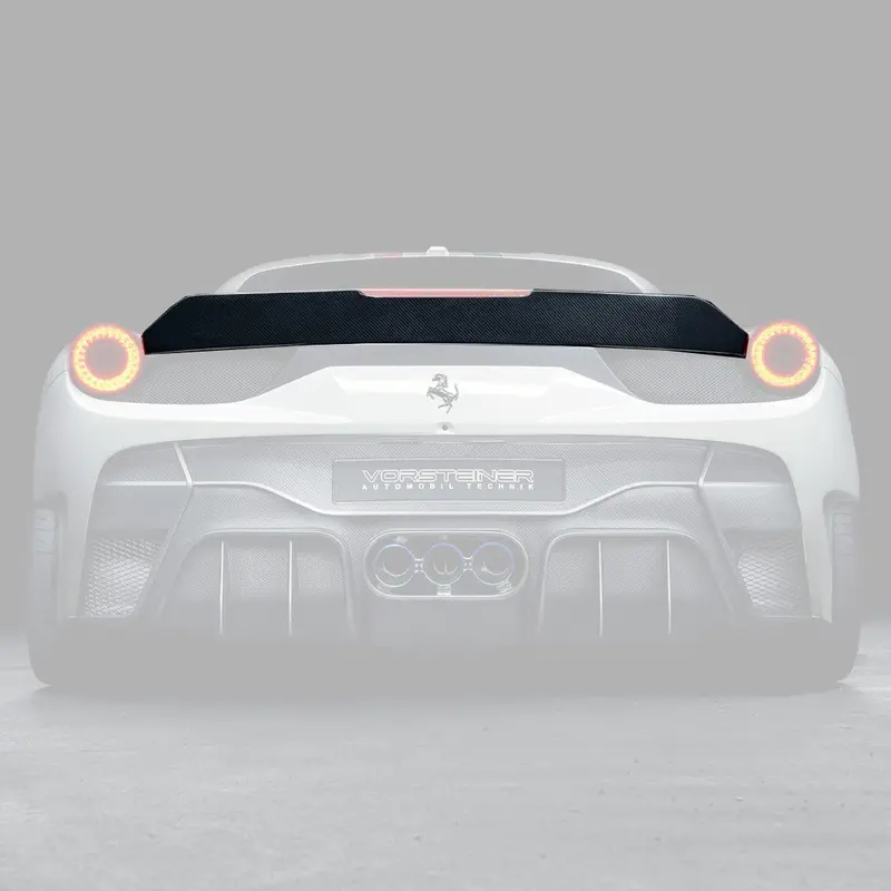 Ferrari 458 Italia Vx Carbon Fiber Decklid Spoiler By Vorsteiner 2
