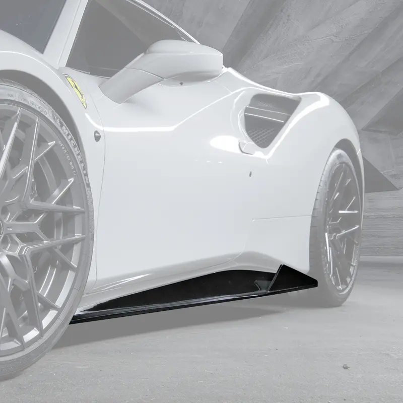 Ferrari 488 Diavolo Carbon Fiber Sideskirts By Vorsteiner 2