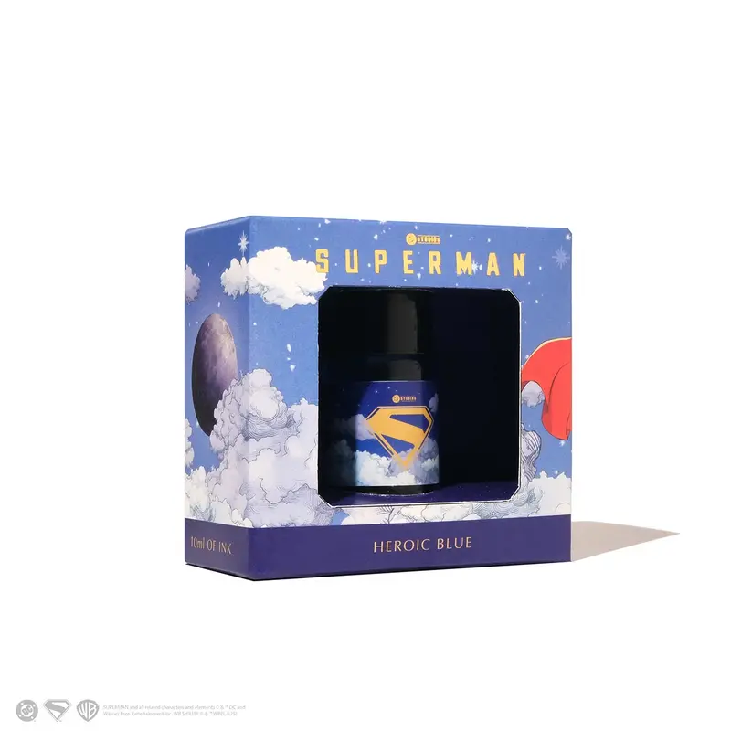 Ferris Wheel Press Superman Fountain Pen Bottled Ink (10 Ml) 1