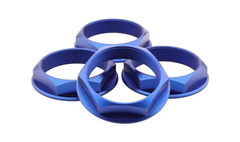 Fifteen52 Super Touring (Chicane/Podium) Hex Nut Set Of Four - Anodized Blue 1