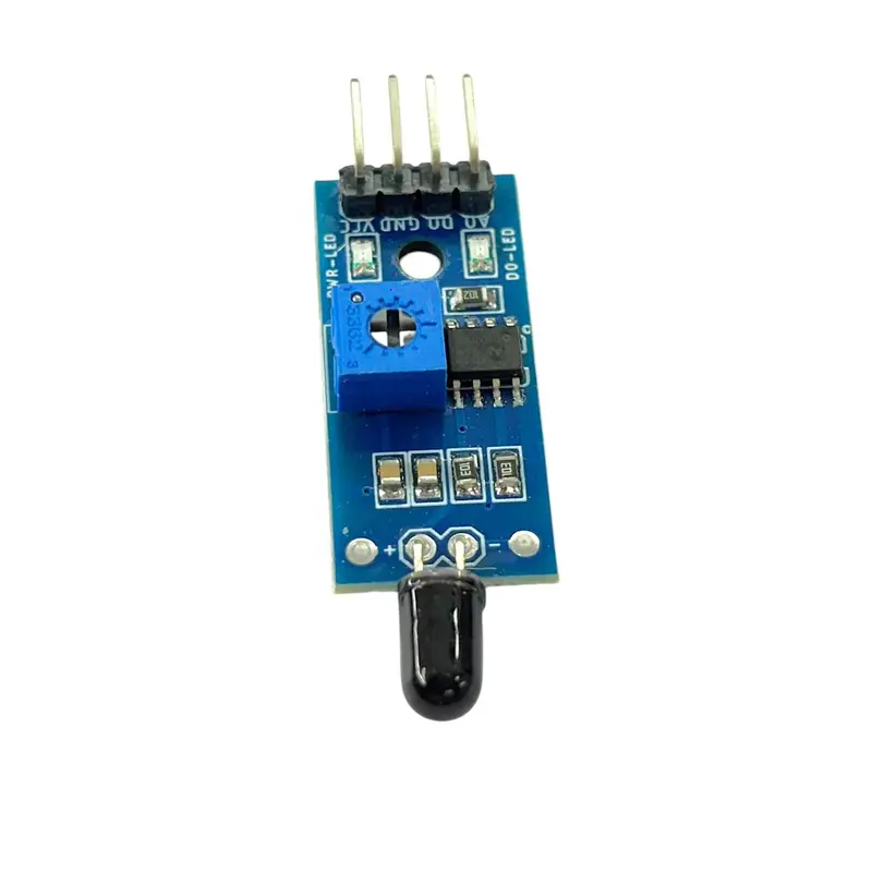 Fire Flame Sensor Module | Infrared Flame Detection Sensor | Compatible With Arduino, Raspberry Pi & Iot Projects 1