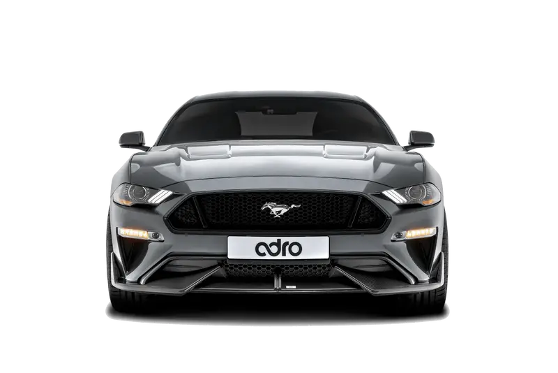 Ford Mustang Carbon Fibre Front Splitter By Adro (2018+) 1