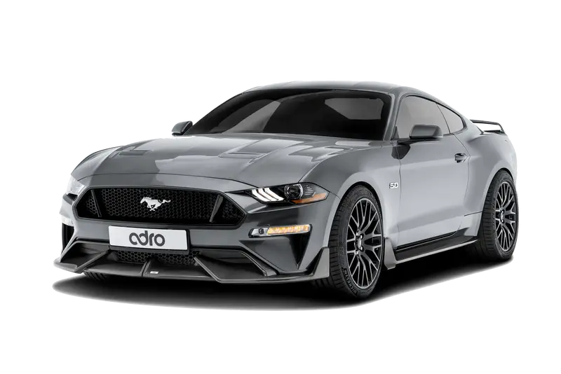 Ford Mustang Carbon Fibre Side Skirts By Adro (2018+) 1