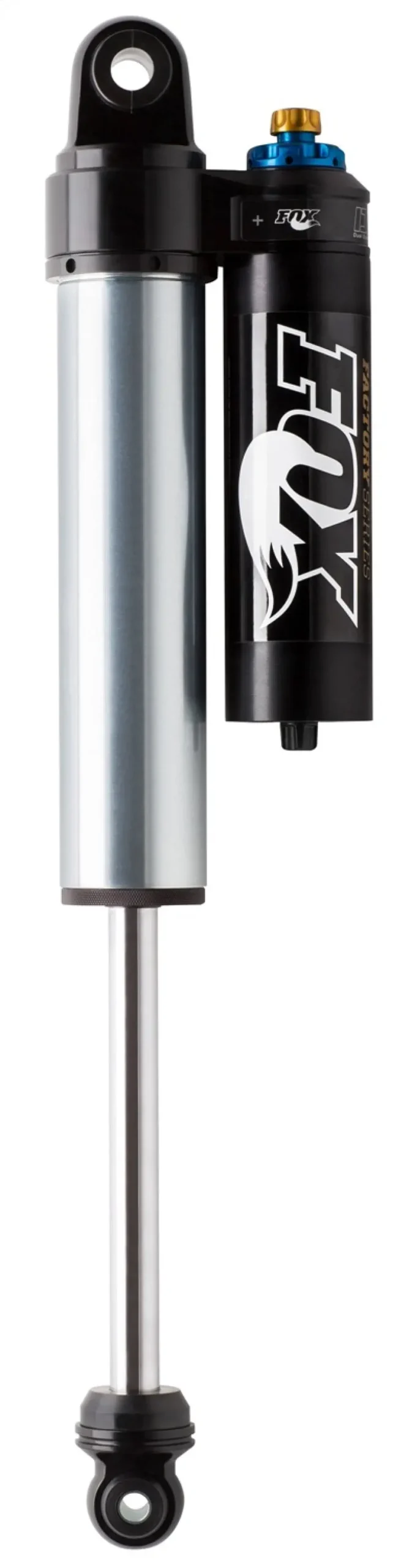 Fox 12-16 Ford T6 Ranger 4Wd 2.5 Factory Series 9In. P/B Rear Shock Set W/Dsc Adj. - Black/Zinc 1