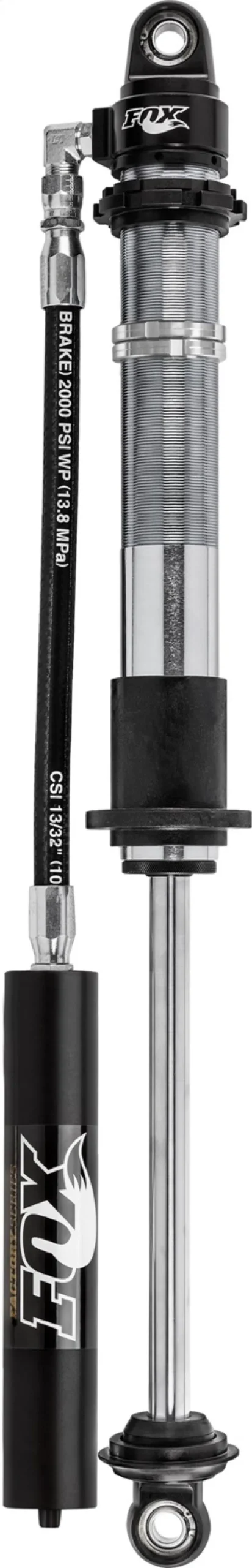 Fox 2.0 Factory Series 14In. Rotating R/R Coilover 7/8In. Shaft (Custom Valv.) W/-10 Heims - Blk 1