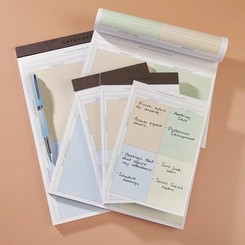 Freeleaf Eisenhower Priorities Matrix Pads (Set Of 2) 2