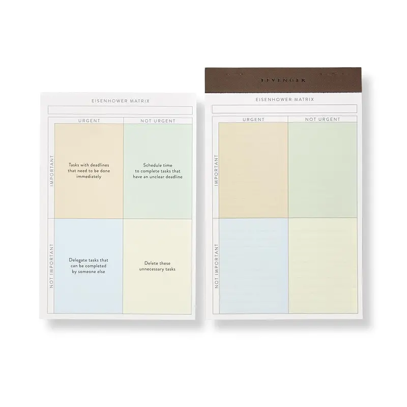 Freeleaf Eisenhower Priorities Matrix Pads (Set Of 2) 2