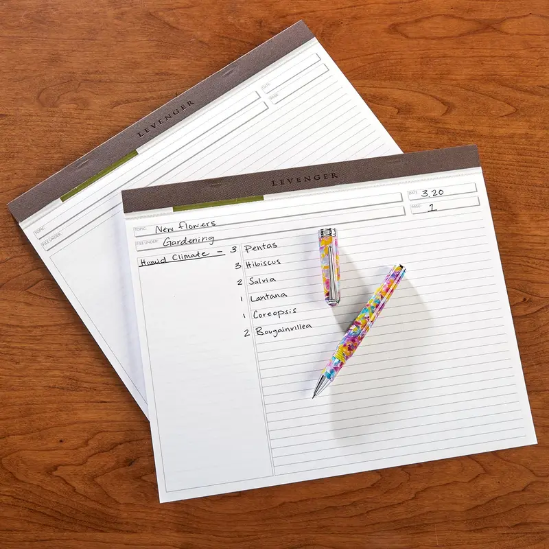 Freeleaf Horizontal Annotation Ruled Pads (Set Of 2) 2