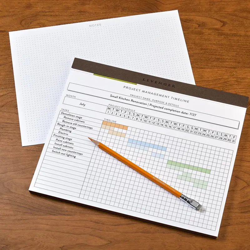 Freeleaf Project Planner Pad (50 Sheets) 1