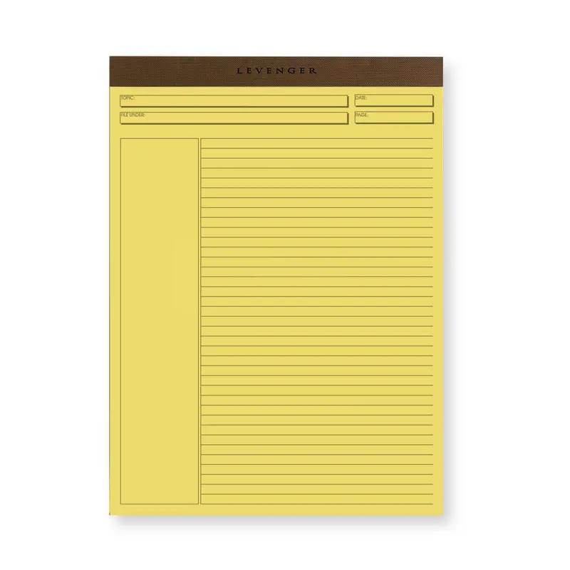 Freeleaf Yellow Annotation Ruled Pads (Set Of 5) 1