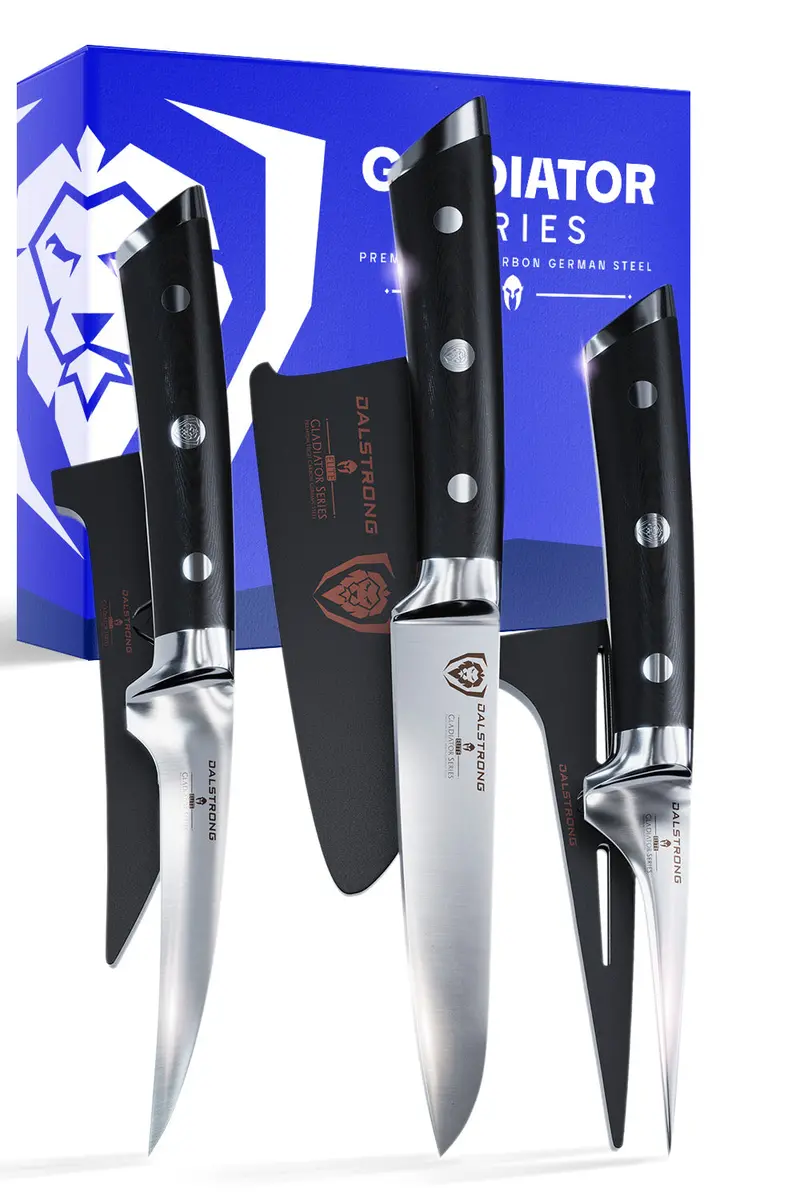 Fruit & Vegetable Paring Knife Set - 3 Piece | Gladiator Series Elite | Nsf Certified | Dalstrong © 1
